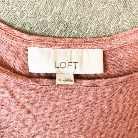 LOFT Pink tee - Picture 3 of 4